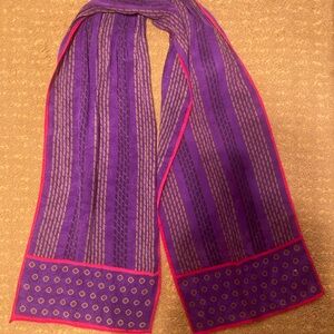 Elegant Purple and Pink Scarf